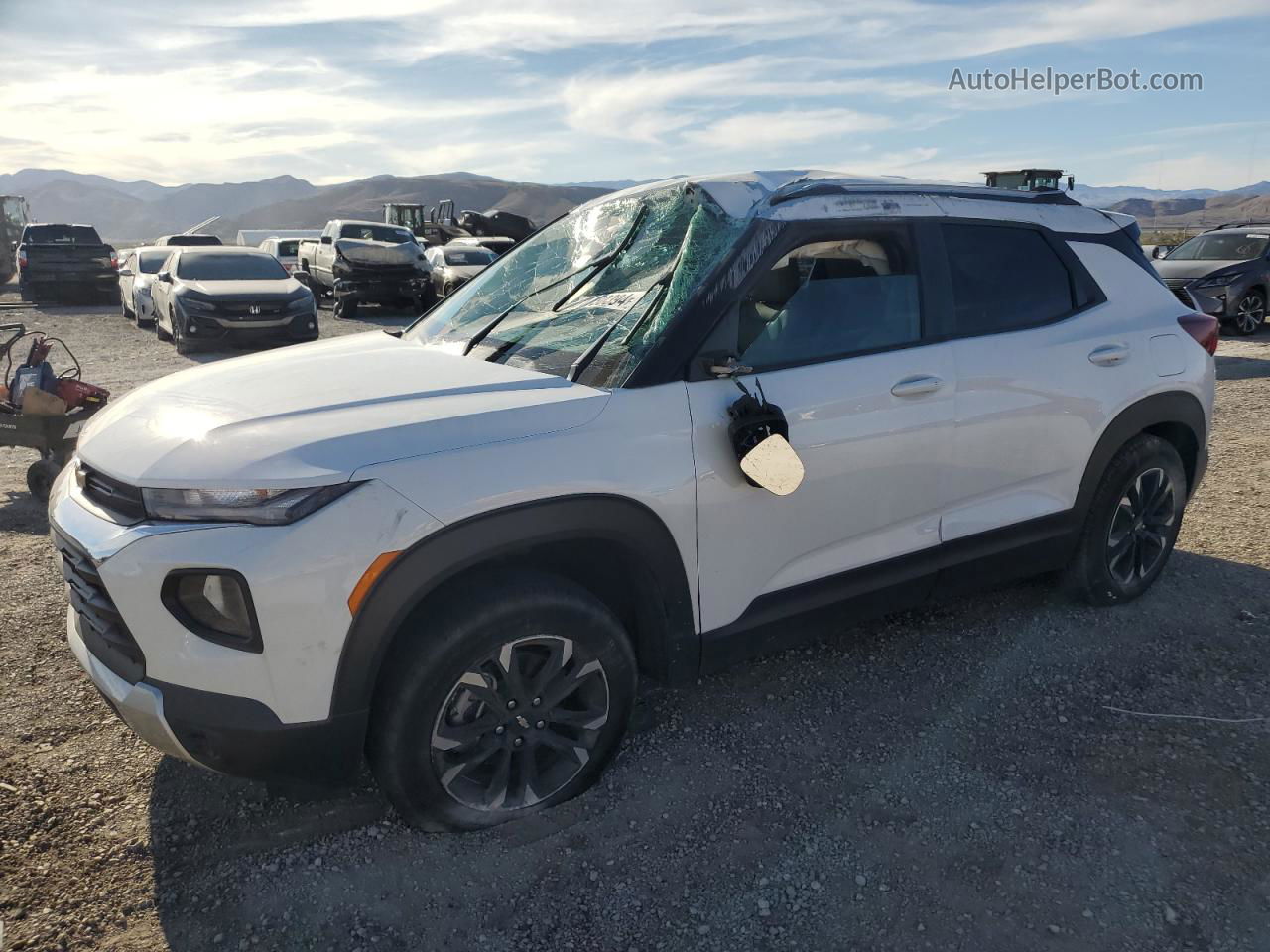 2021 Chevrolet Trailblazer Lt Белый vin: KL79MRSL9MB177645