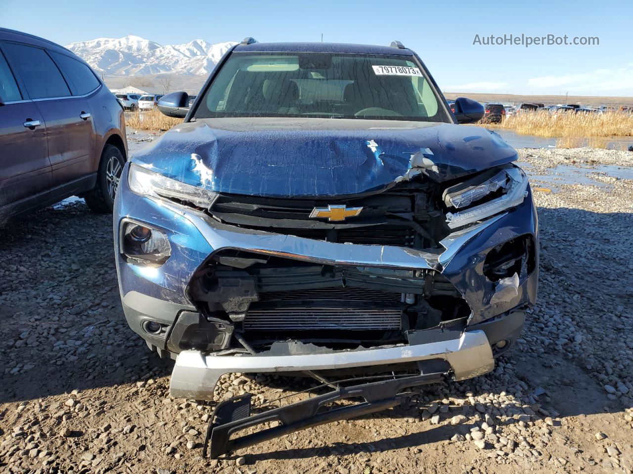 2021 Chevrolet Trailblazer Lt Blue vin: KL79MRSLXMB043324