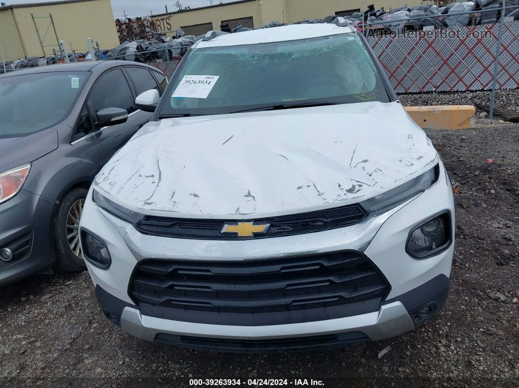 2021 Chevrolet Trailblazer Awd Lt White vin: KL79MRSLXMB173362