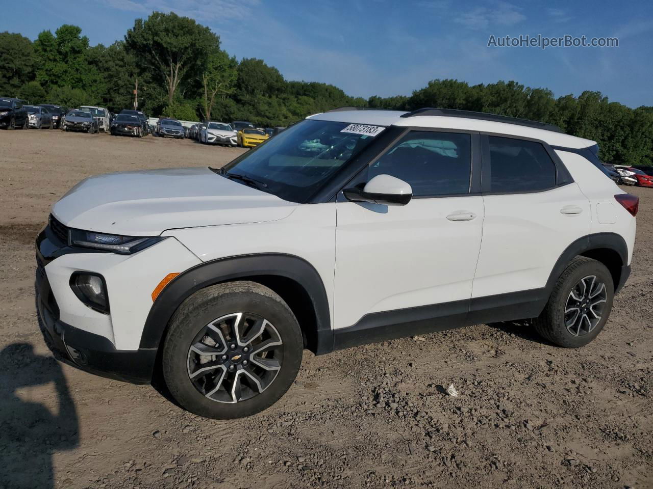 2021 Chevrolet Trailblazer Activ White vin: KL79MSSL0MB057045