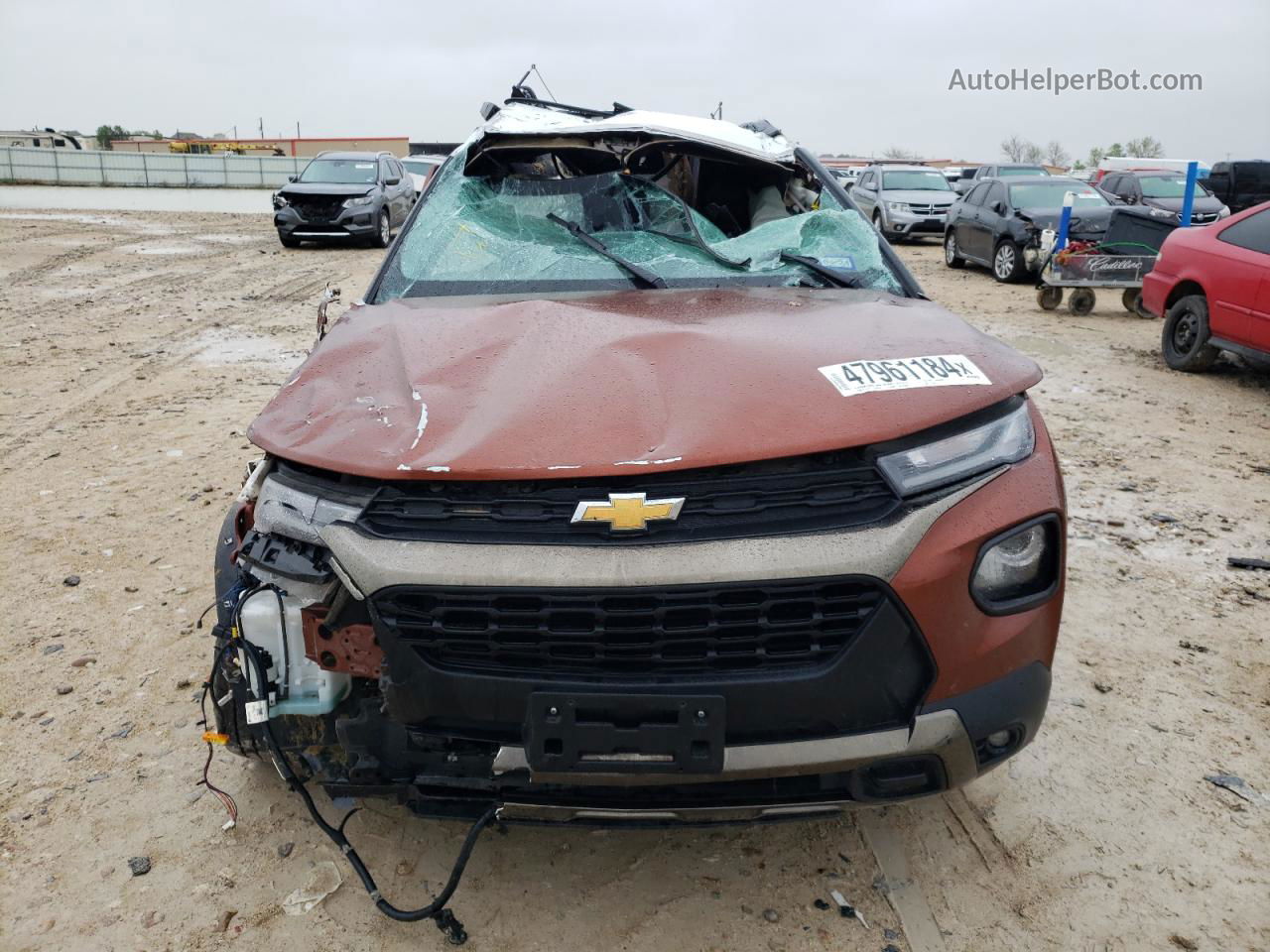 2021 Chevrolet Trailblazer Activ Коричневый vin: KL79MSSL0MB117521