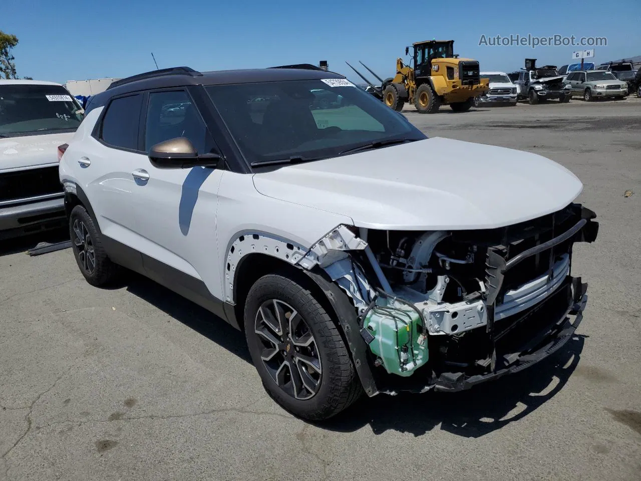 2021 Chevrolet Trailblazer Activ White vin: KL79MSSL1MB160085