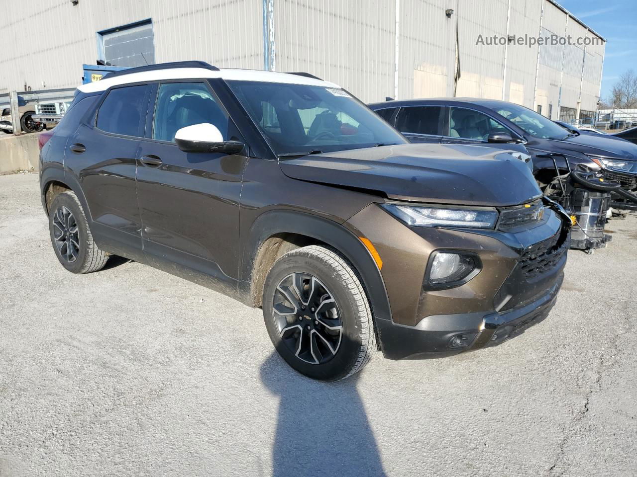 2021 Chevrolet Trailblazer Activ Коричневый vin: KL79MSSLXMB014803