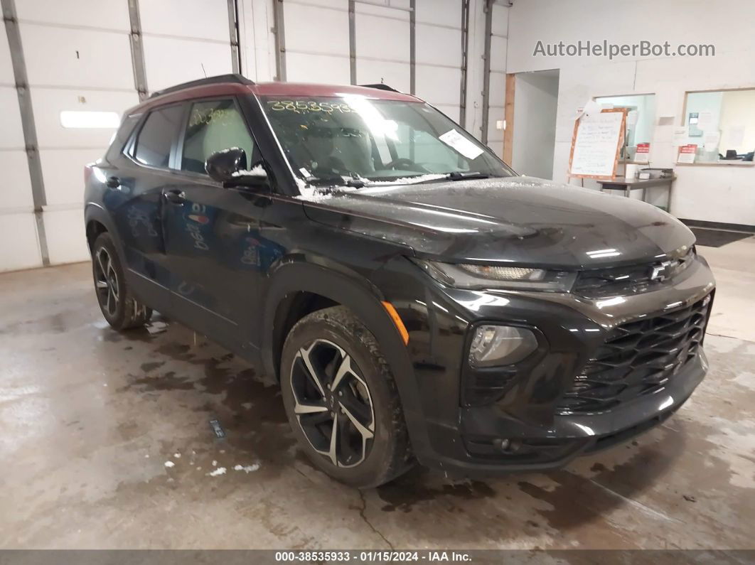 2021 Chevrolet Trailblazer Fwd Rs Black vin: KL79MTSL0MB020566