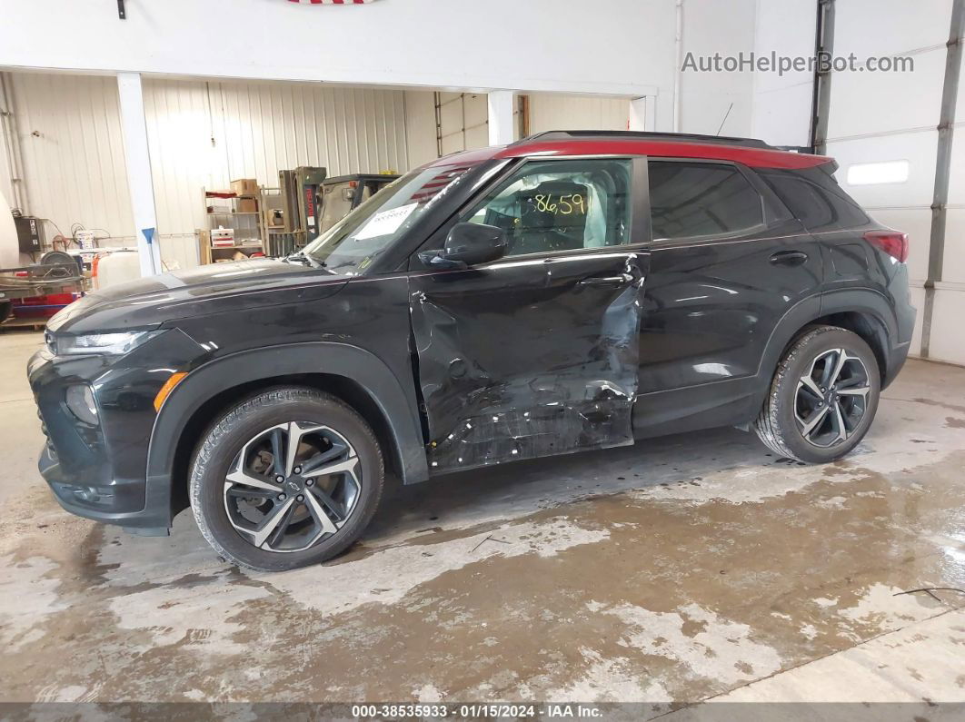 2021 Chevrolet Trailblazer Fwd Rs Black vin: KL79MTSL0MB020566