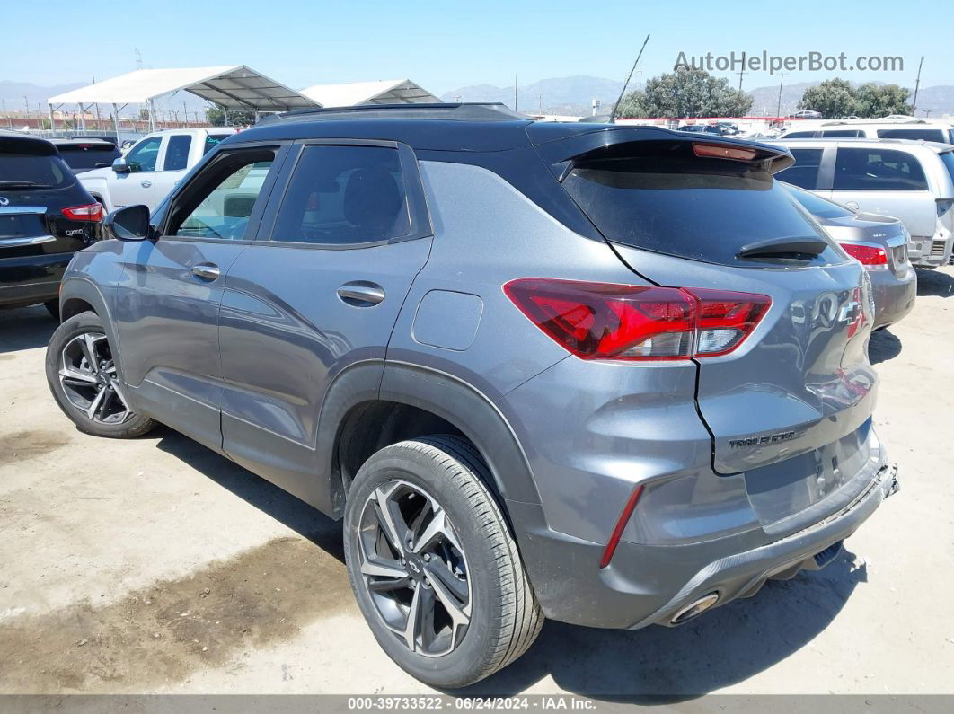 2021 Chevrolet Trailblazer Fwd Rs Gray vin: KL79MTSL0MB163176