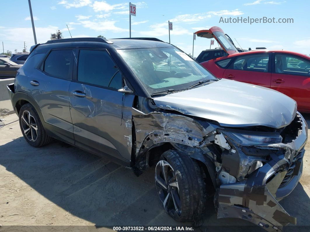 2021 Chevrolet Trailblazer Fwd Rs Gray vin: KL79MTSL0MB163176