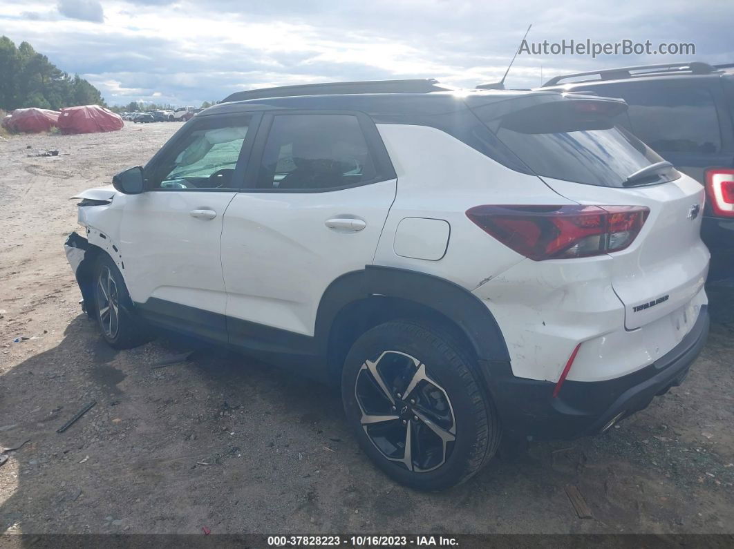 2021 Chevrolet Trailblazer Fwd Rs White vin: KL79MTSL0MB181757