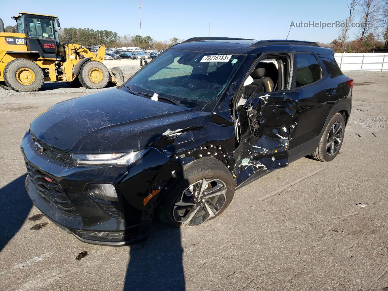 2021 Chevrolet Trailblazer Rs Black vin: KL79MTSL1MB172792