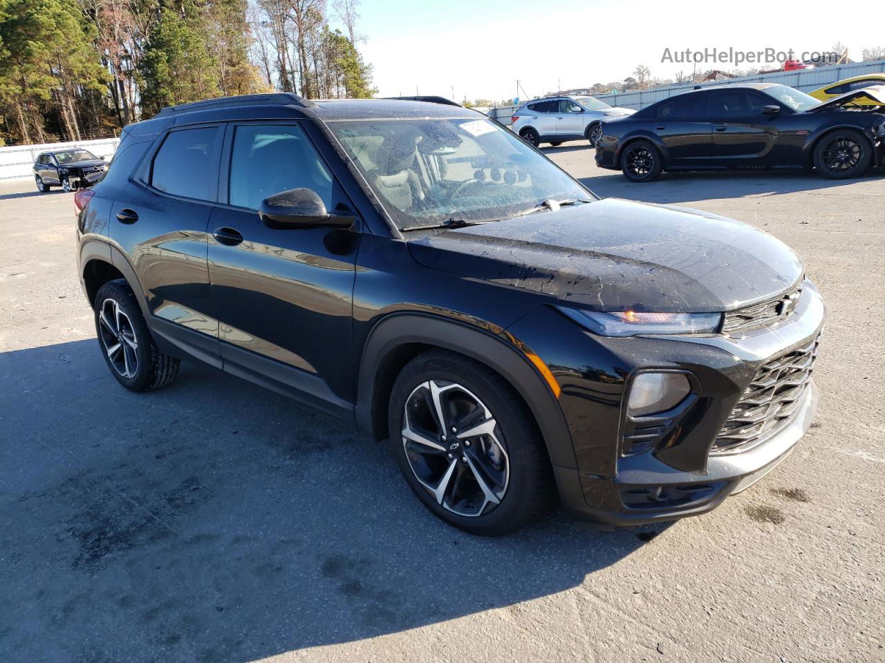 2021 Chevrolet Trailblazer Rs Black vin: KL79MTSL1MB172792