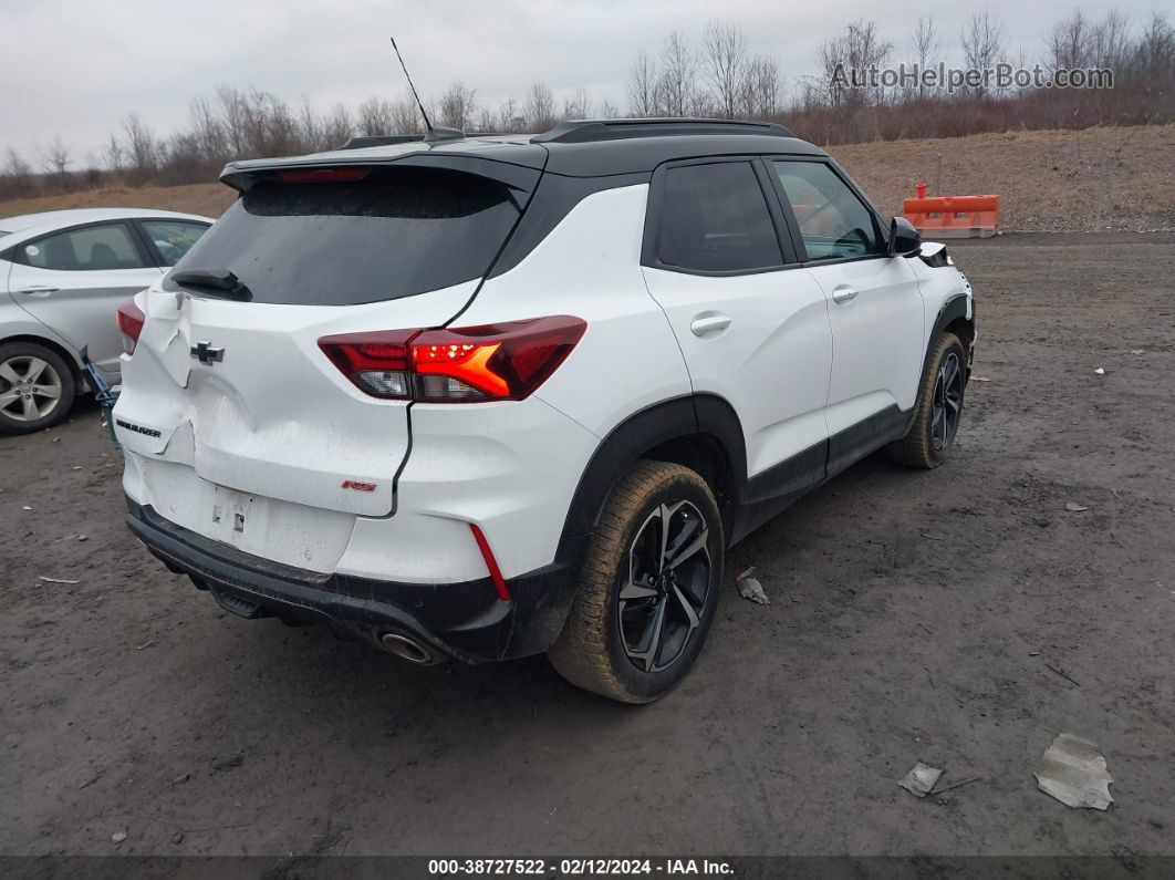 2021 Chevrolet Trailblazer Fwd Rs White vin: KL79MTSL1MB178690