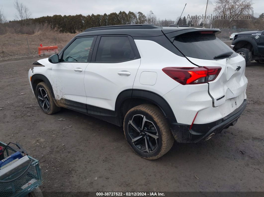 2021 Chevrolet Trailblazer Fwd Rs White vin: KL79MTSL1MB178690