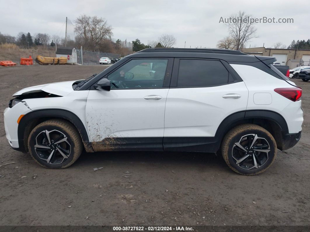 2021 Chevrolet Trailblazer Fwd Rs White vin: KL79MTSL1MB178690