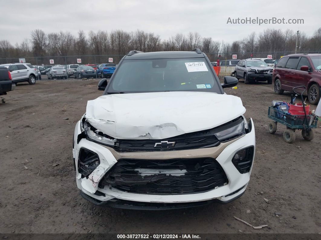 2021 Chevrolet Trailblazer Fwd Rs White vin: KL79MTSL1MB178690