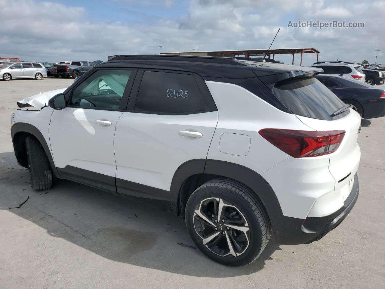 2021 Chevrolet Trailblazer Rs White vin: KL79MTSL2MB013280