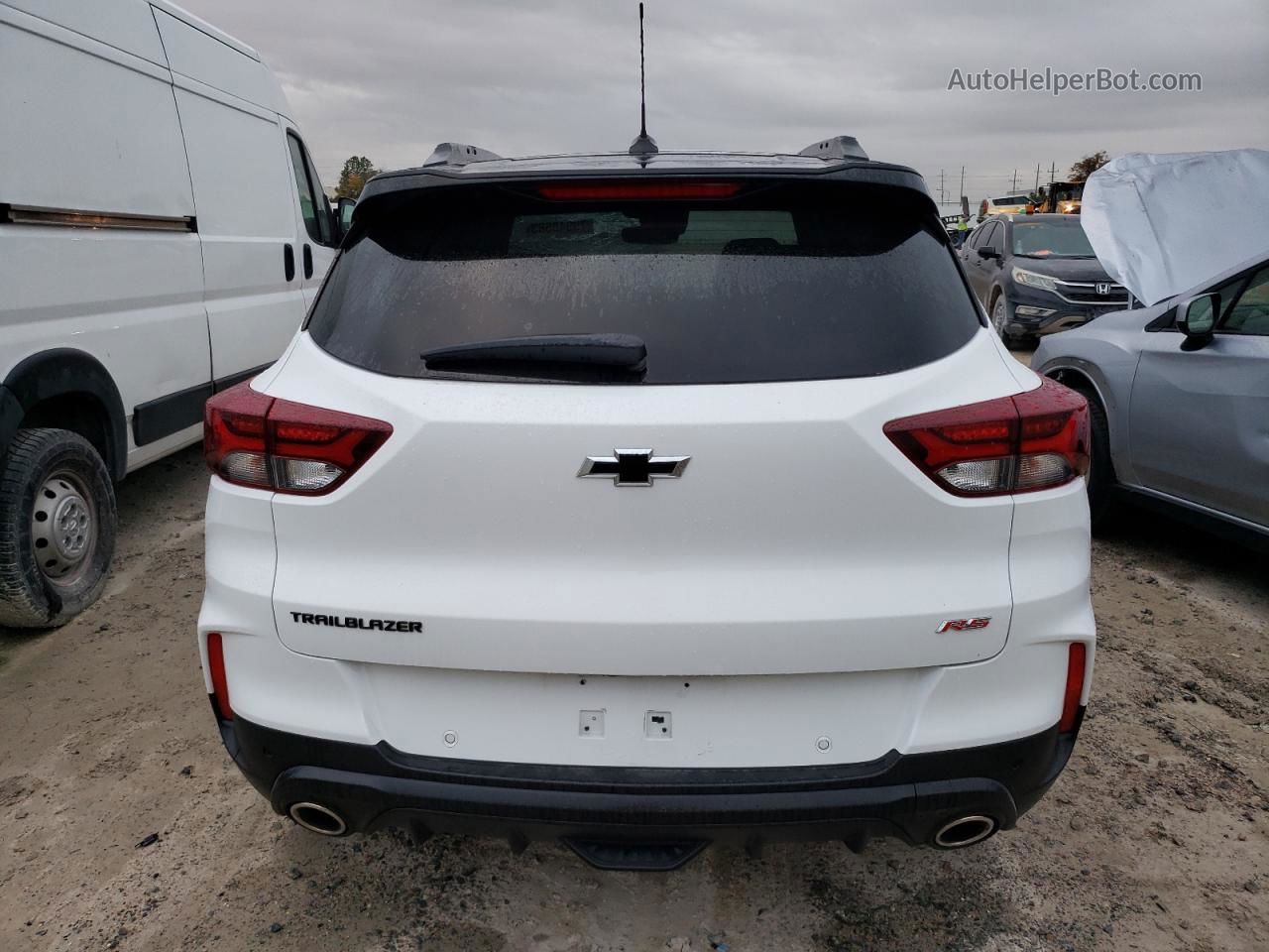 2021 Chevrolet Trailblazer Rs White vin: KL79MTSL2MB013280