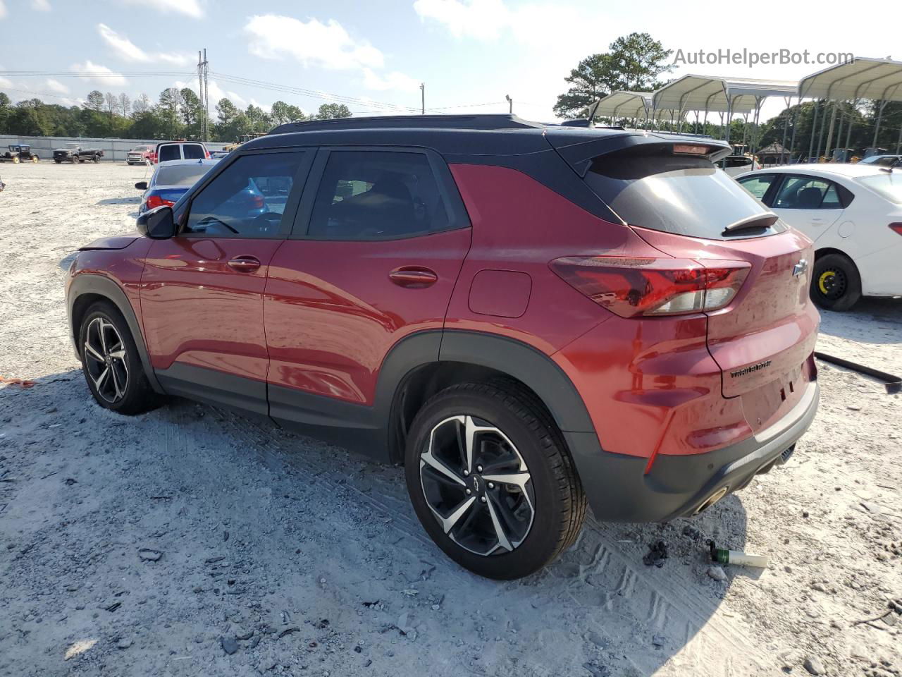 2021 Chevrolet Trailblazer Rs Red vin: KL79MTSL2MB025610