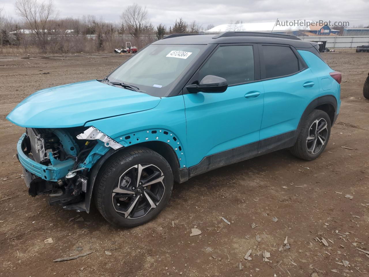 2021 Chevrolet Trailblazer Rs Бирюзовый vin: KL79MTSL2MB149540