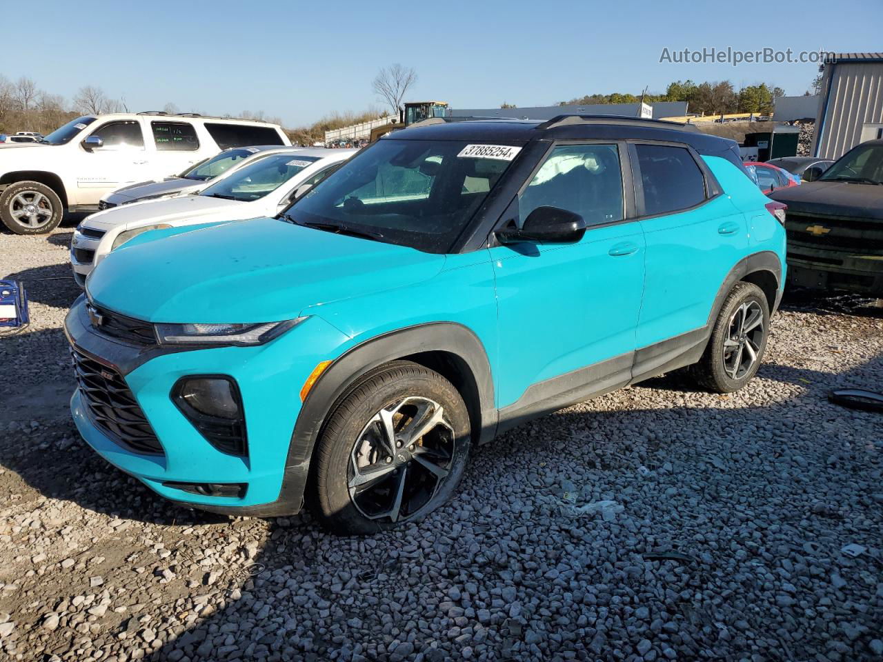 2021 Chevrolet Trailblazer Rs Turquoise vin: KL79MTSL2MB154057