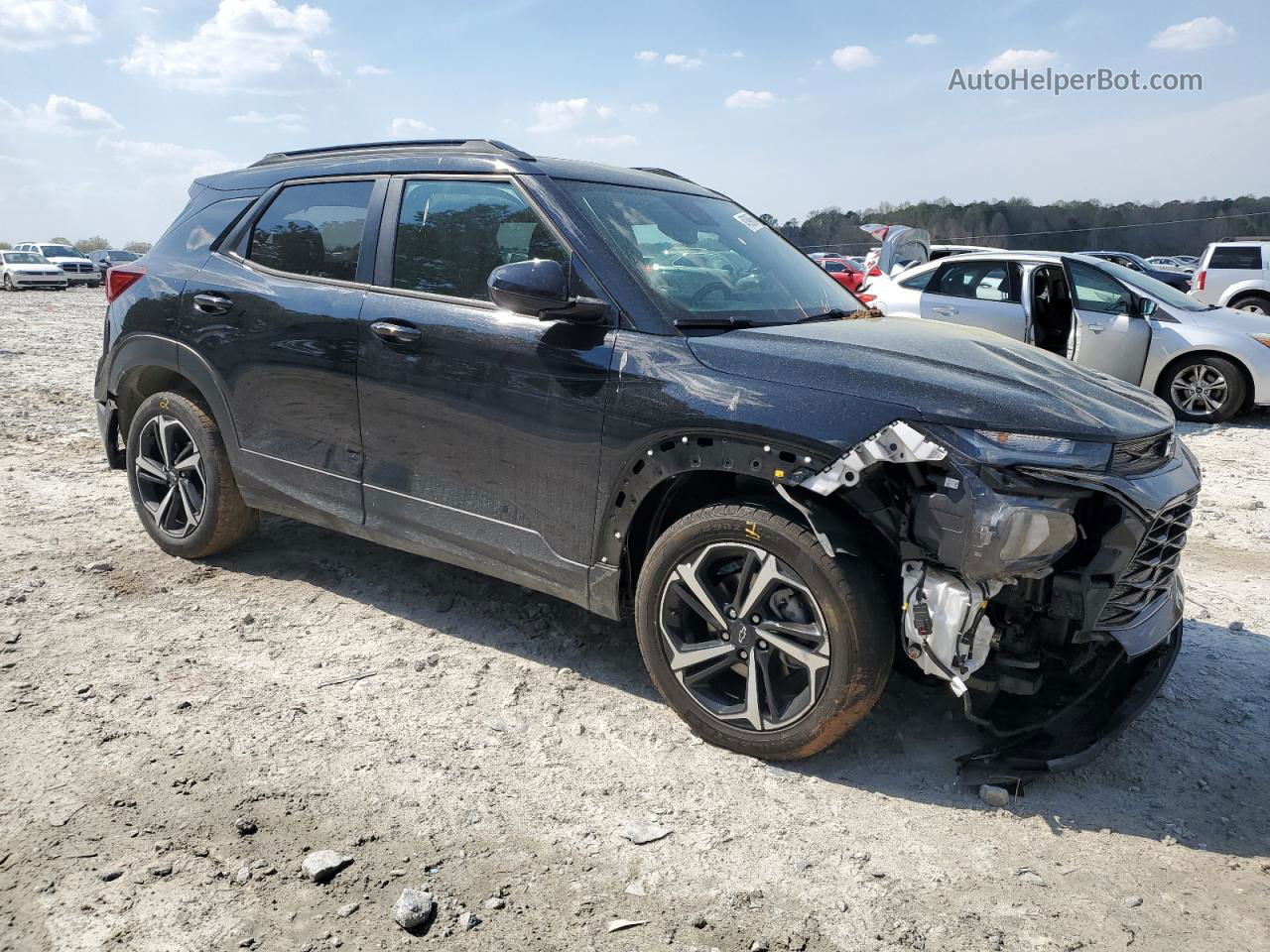 2021 Chevrolet Trailblazer Rs Black vin: KL79MTSL3MB058468