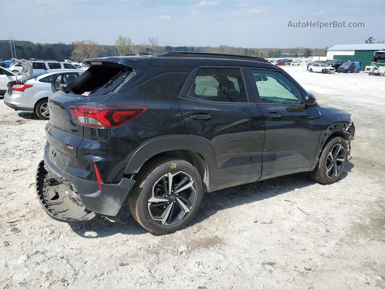 2021 Chevrolet Trailblazer Rs Black vin: KL79MTSL3MB058468