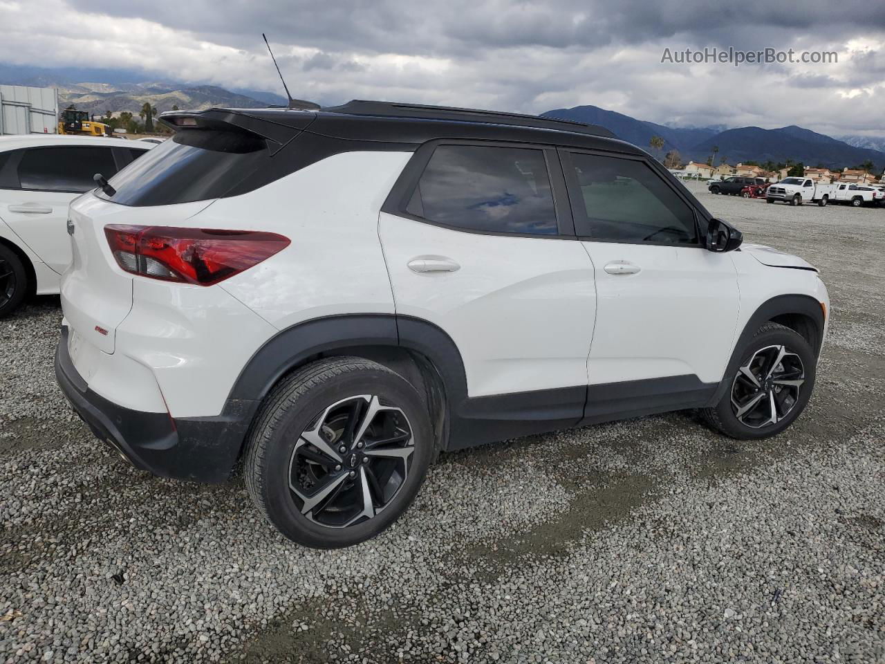 2021 Chevrolet Trailblazer Rs White vin: KL79MTSL3MB064058