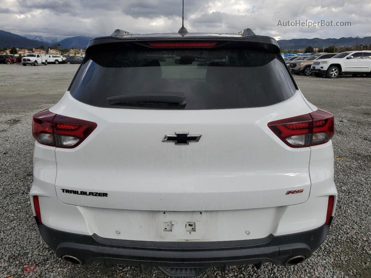 2021 Chevrolet Trailblazer Rs White vin: KL79MTSL3MB064058