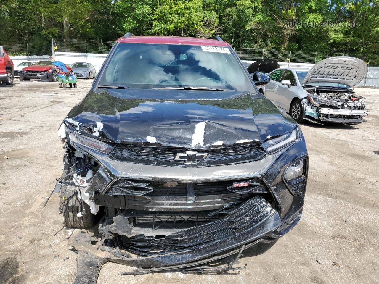 2021 Chevrolet Trailblazer Rs Black vin: KL79MTSL3MB157663