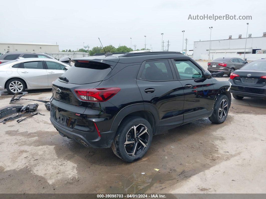 2021 Chevrolet Trailblazer Fwd Rs Black vin: KL79MTSL4MB037998