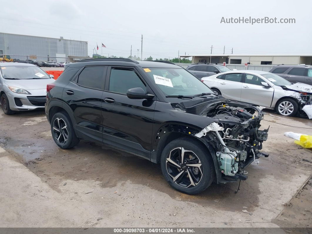 2021 Chevrolet Trailblazer Fwd Rs Black vin: KL79MTSL4MB037998