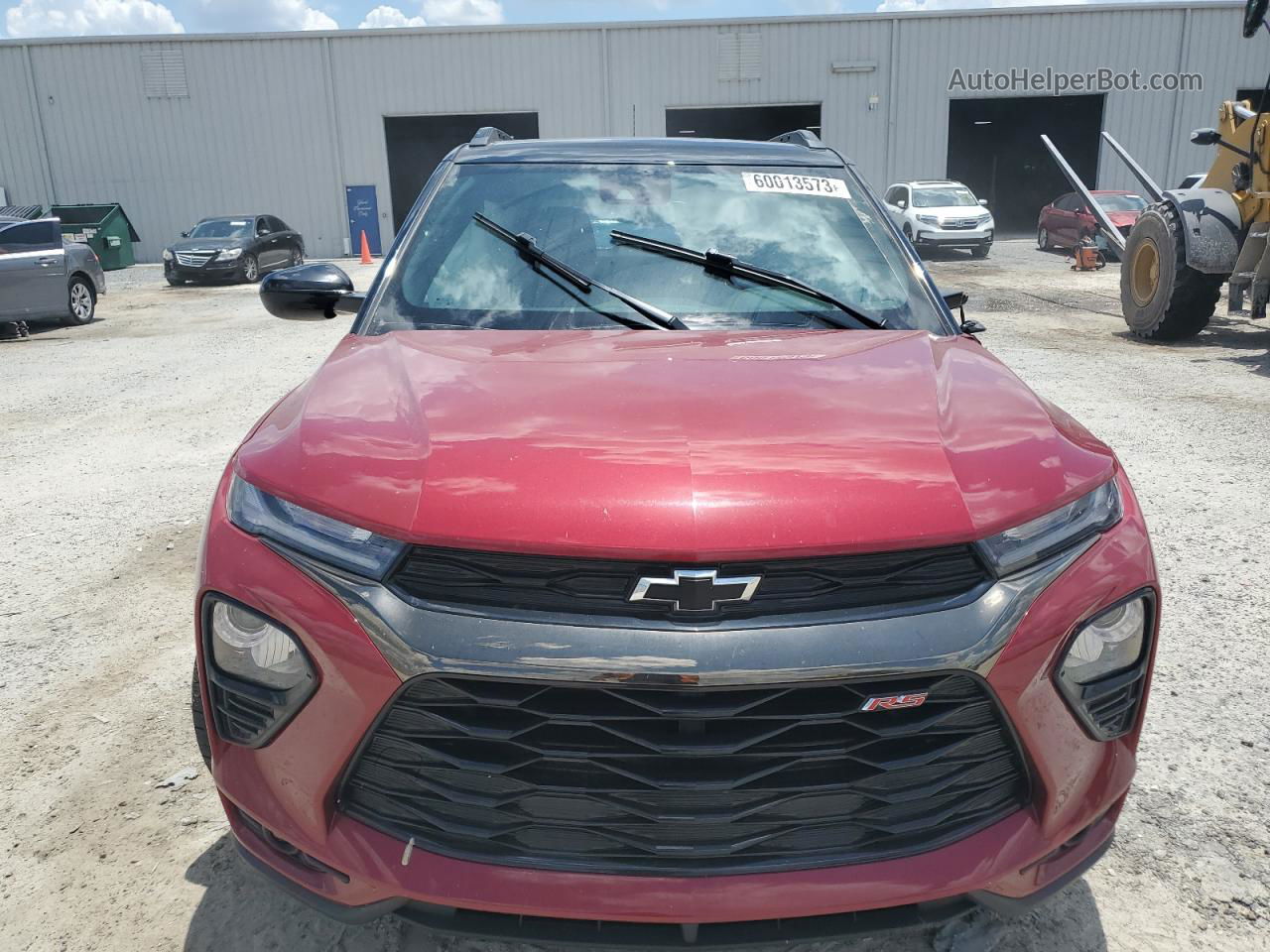 2021 Chevrolet Trailblazer Rs Red vin: KL79MTSL4MB148406