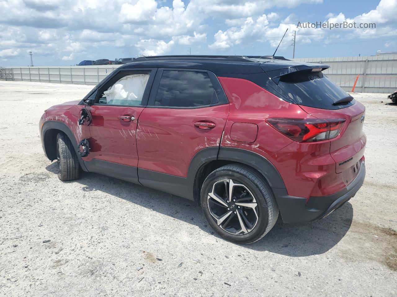 2021 Chevrolet Trailblazer Rs Red vin: KL79MTSL4MB148406