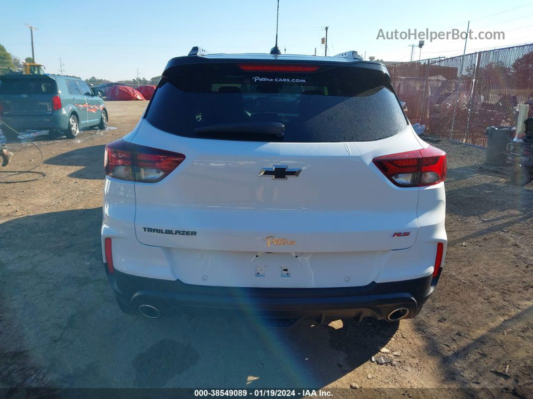 2021 Chevrolet Trailblazer Fwd Rs White vin: KL79MTSL4MB179929