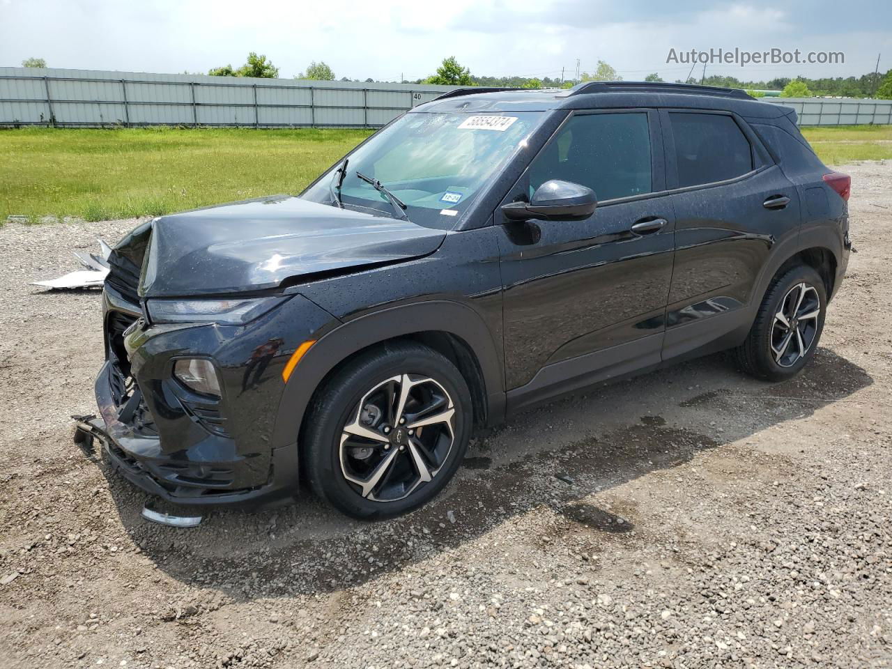 2021 Chevrolet Trailblazer Rs Черный vin: KL79MTSL5MB057922