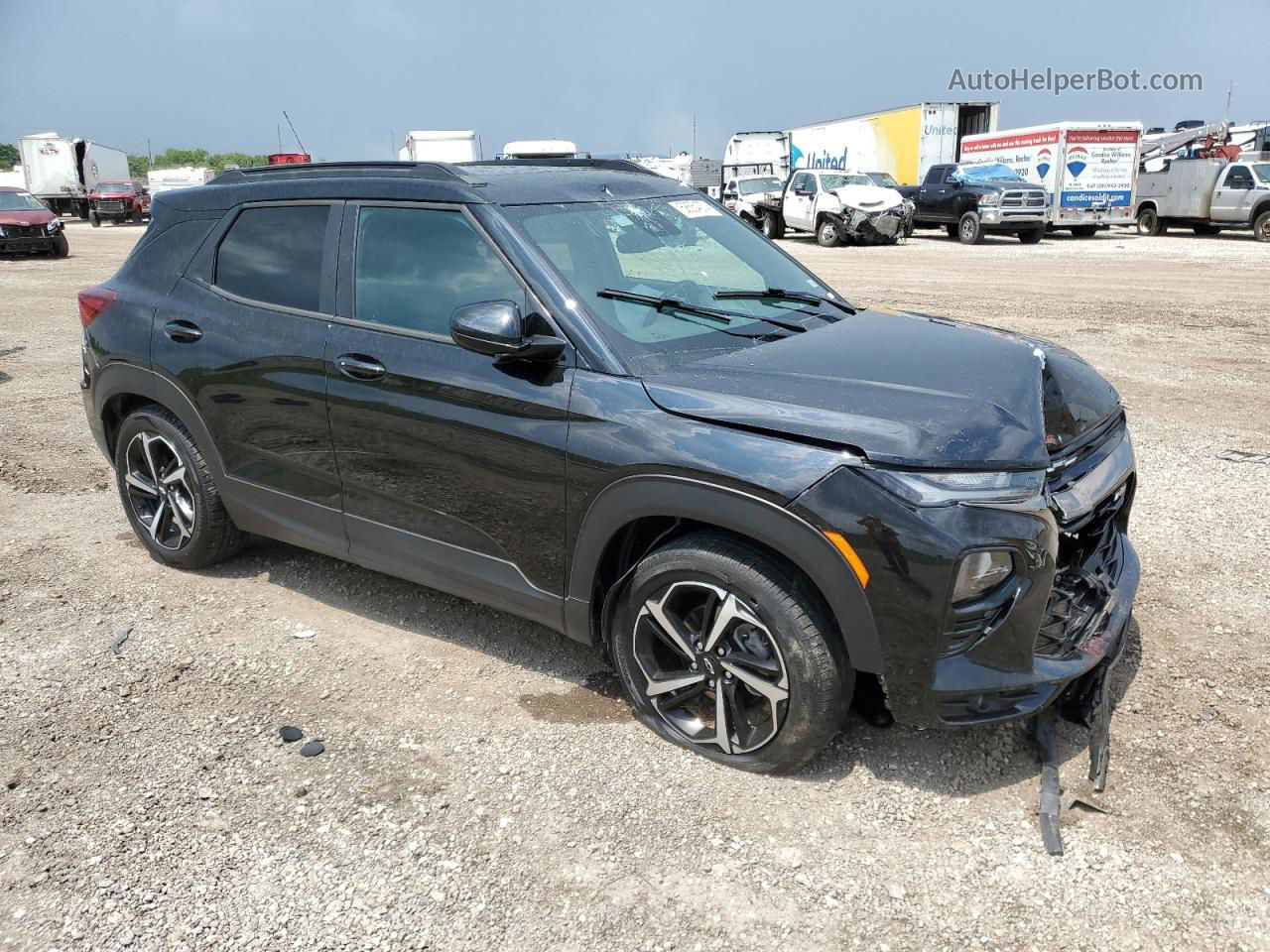 2021 Chevrolet Trailblazer Rs Черный vin: KL79MTSL5MB057922