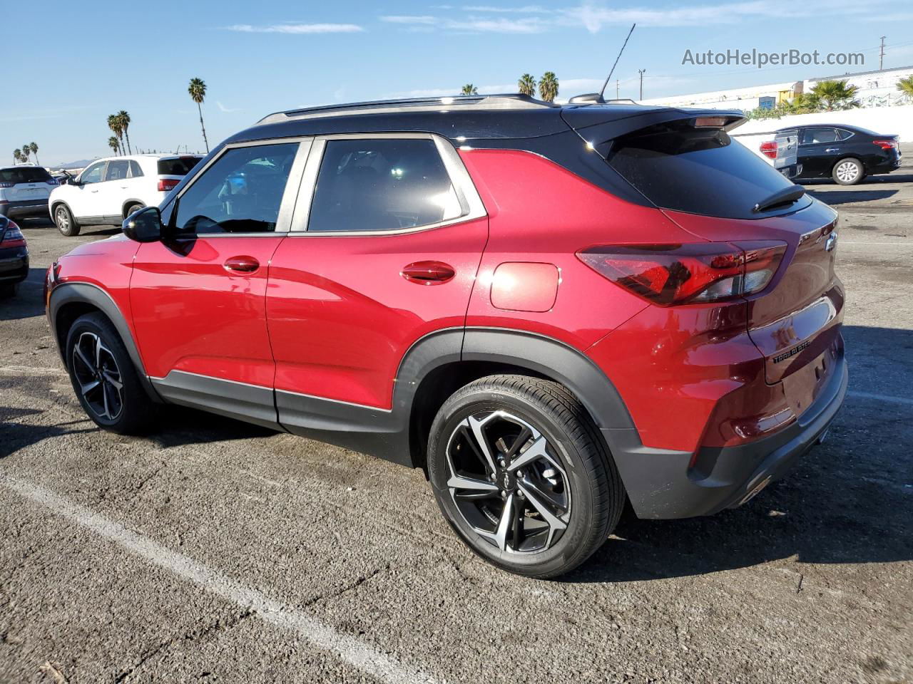 2021 Chevrolet Trailblazer Rs Red vin: KL79MTSL5MB117648