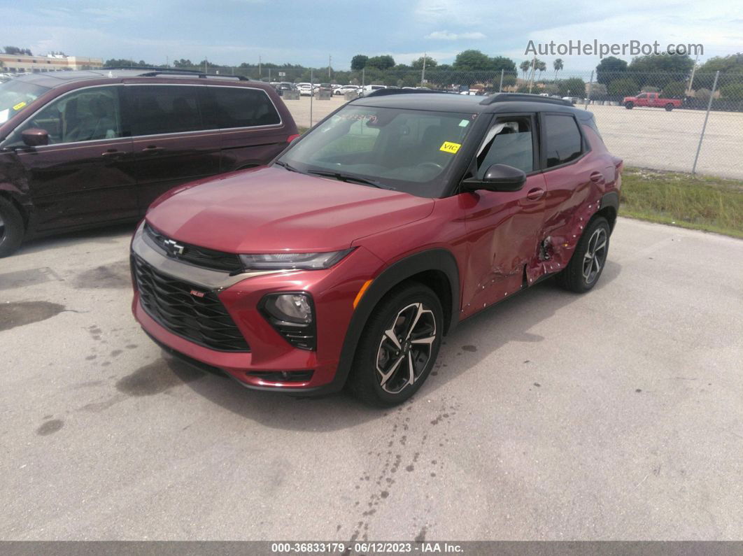 2021 Chevrolet Trailblazer Rs Red vin: KL79MTSL6MB015436