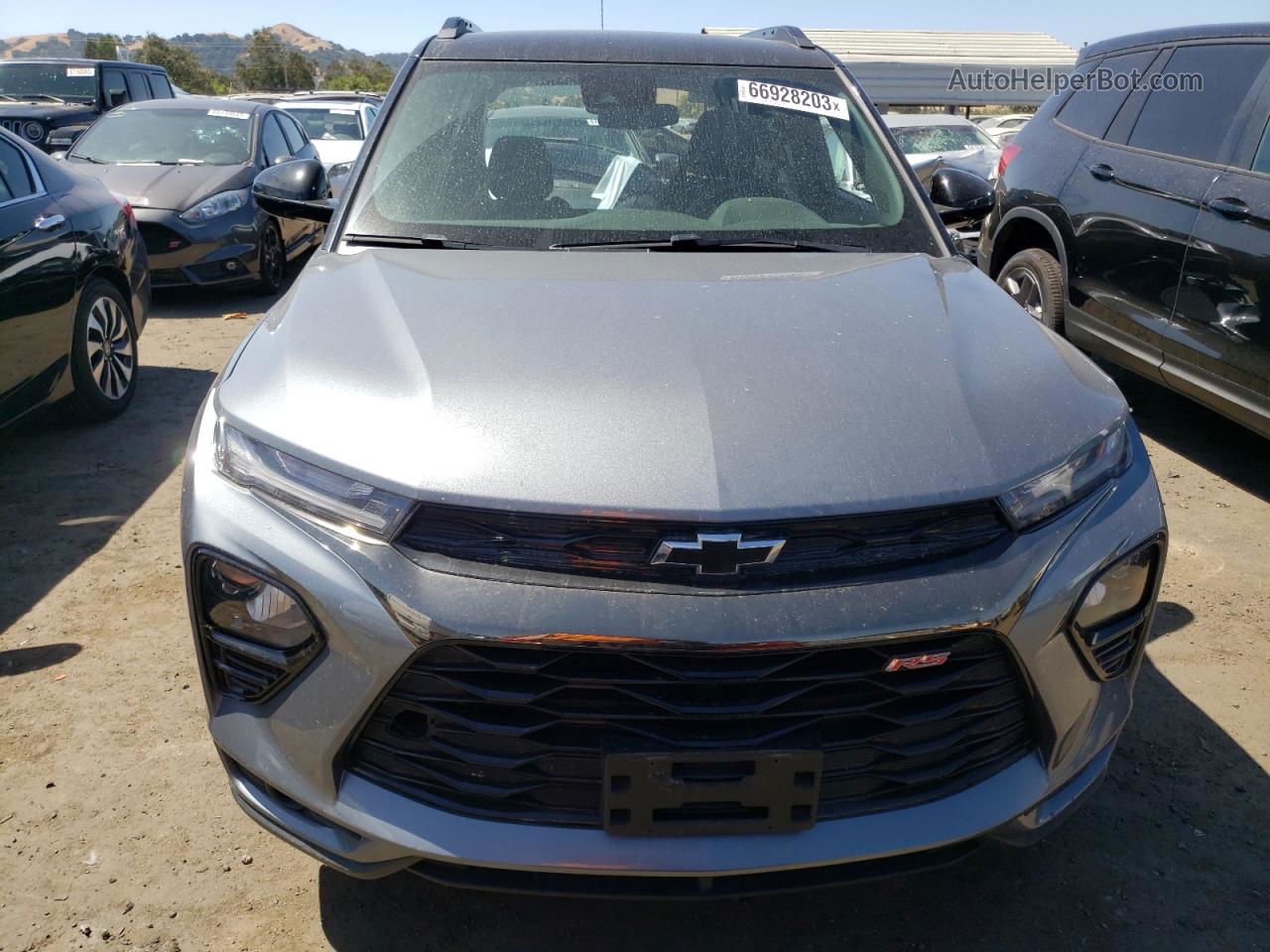 2021 Chevrolet Trailblazer Rs Gray vin: KL79MTSL6MB023116