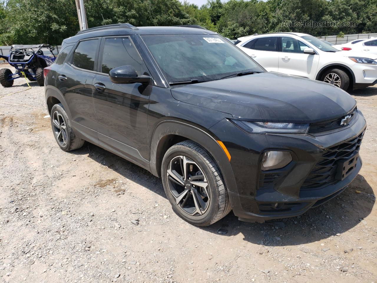 2021 Chevrolet Trailblazer Rs Black vin: KL79MTSL7MB057615