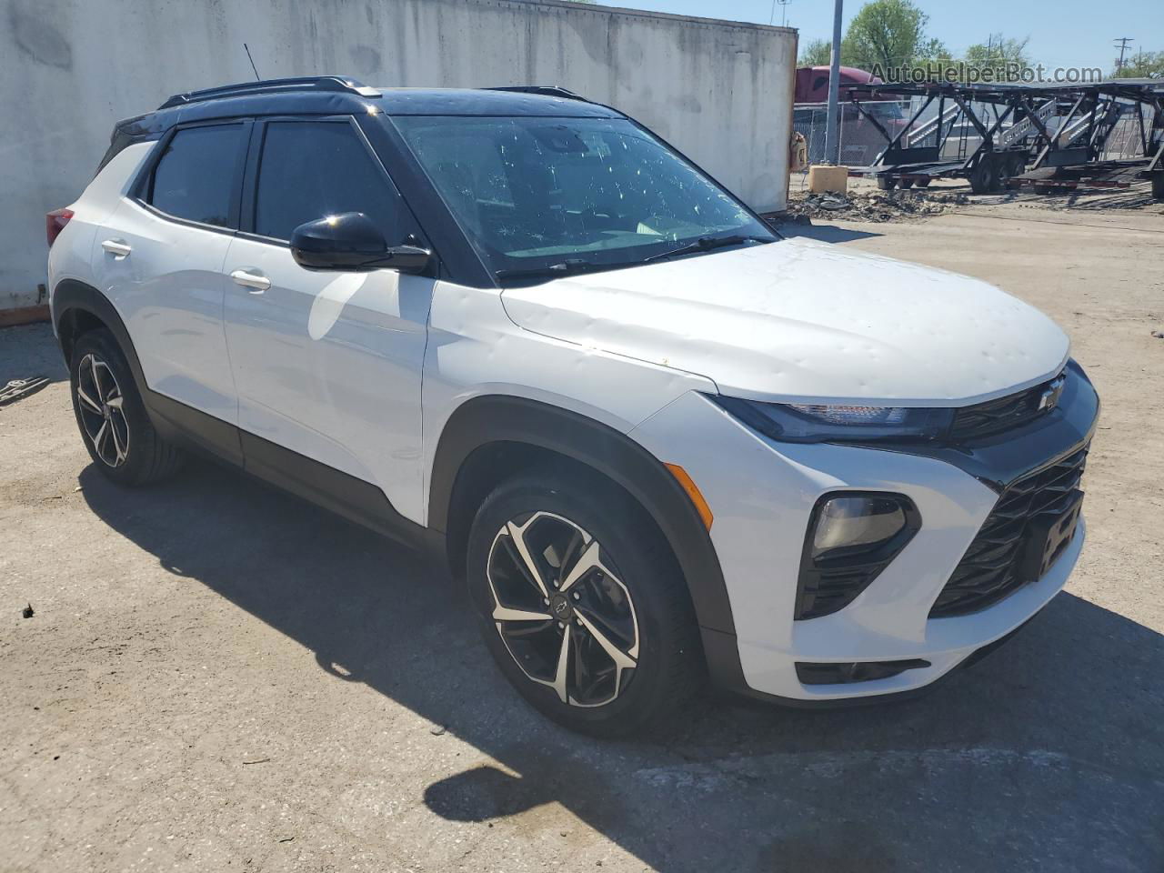 2021 Chevrolet Trailblazer Rs Белый vin: KL79MTSL7MB058621