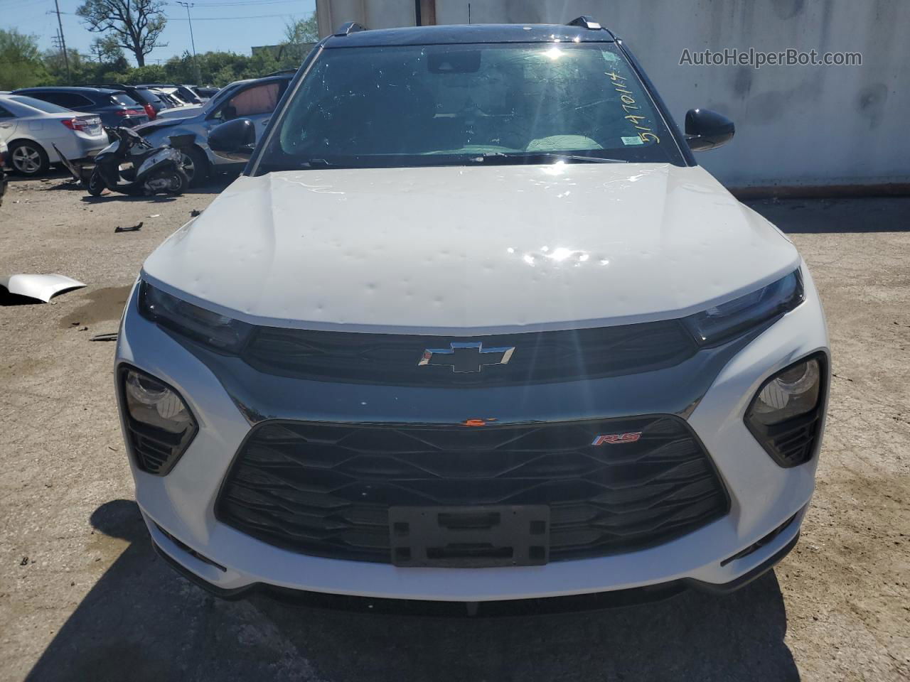 2021 Chevrolet Trailblazer Rs White vin: KL79MTSL7MB058621