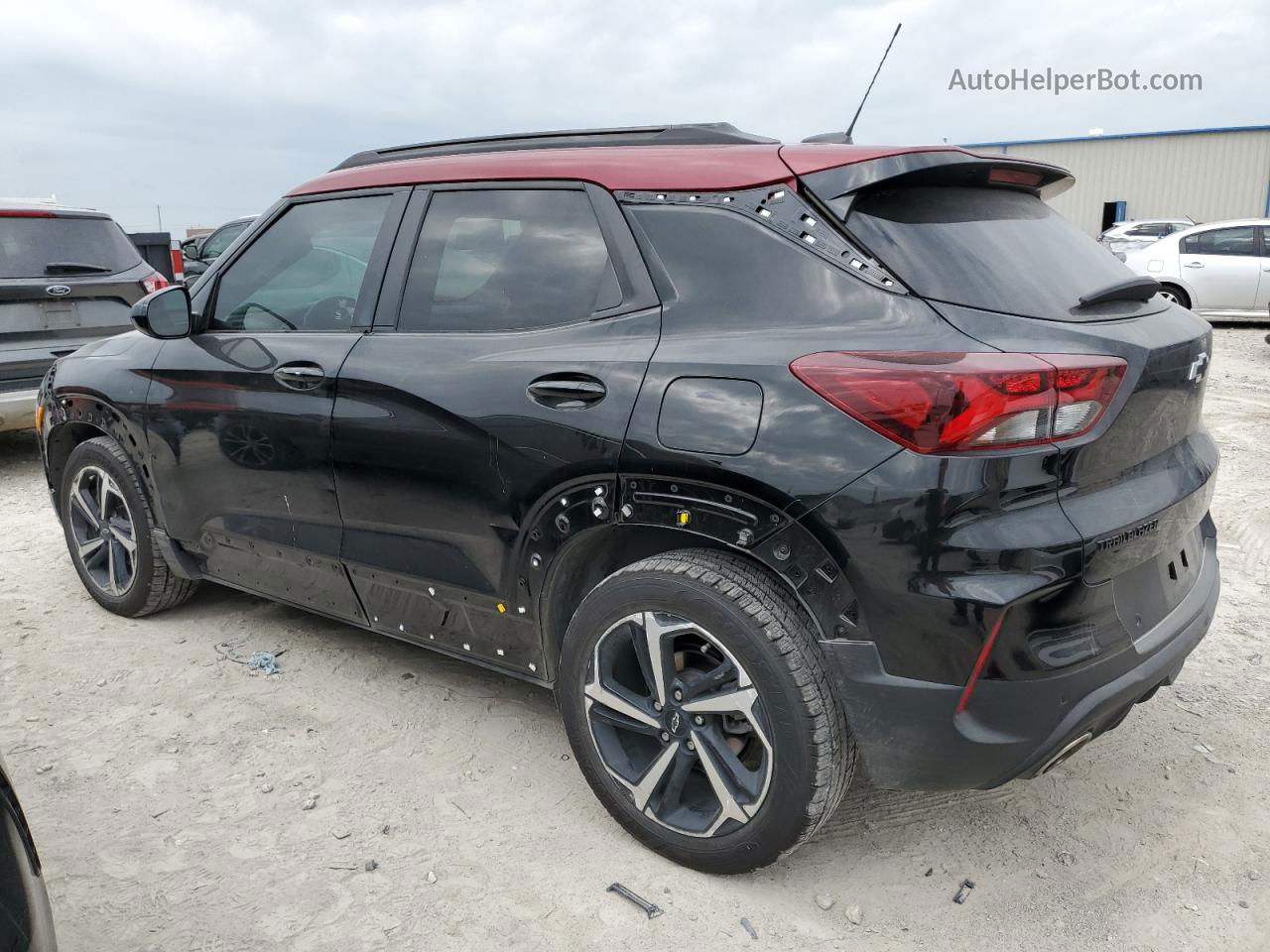 2021 Chevrolet Trailblazer Rs Black vin: KL79MTSL7MB074348