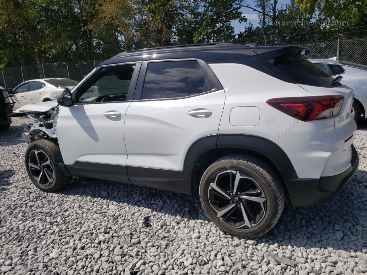 2021 Chevrolet Trailblazer Rs White vin: KL79MTSL7MB172974