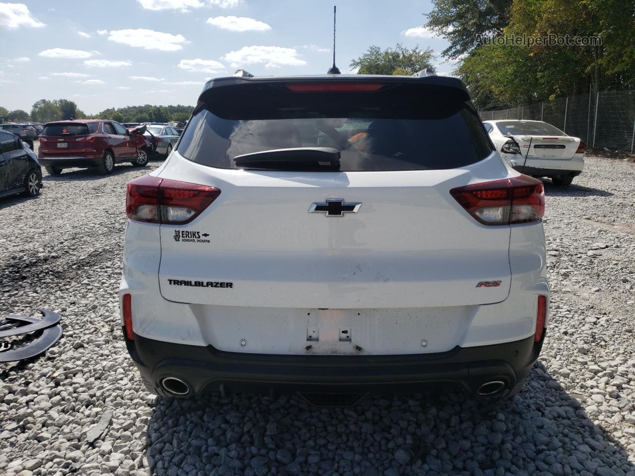 2021 Chevrolet Trailblazer Rs White vin: KL79MTSL7MB172974