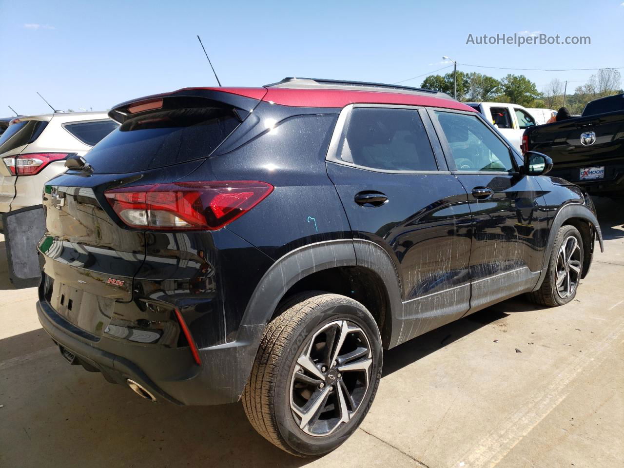 2021 Chevrolet Trailblazer Rs Black vin: KL79MTSL8MB096777