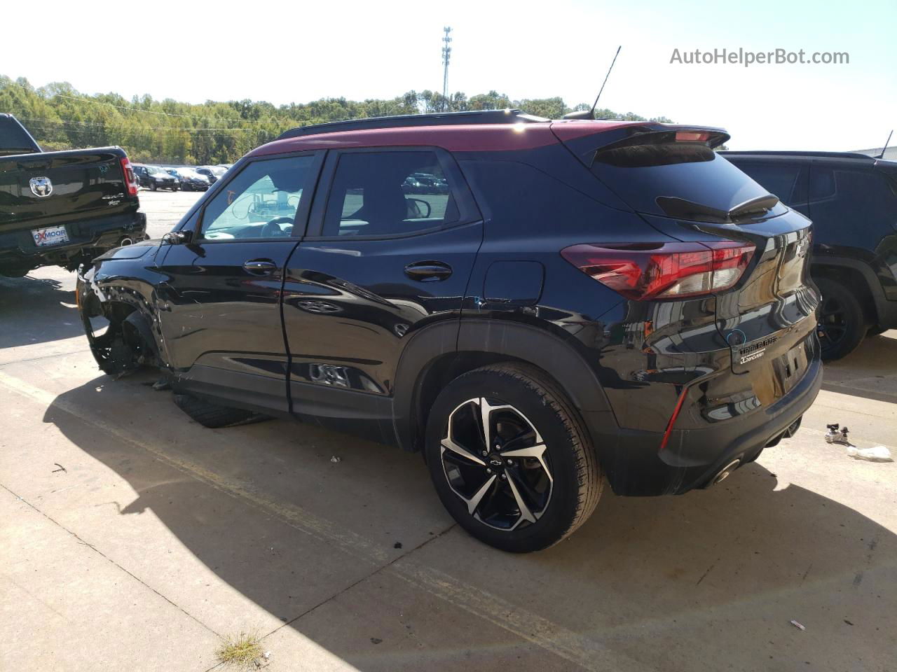 2021 Chevrolet Trailblazer Rs Black vin: KL79MTSL8MB096777