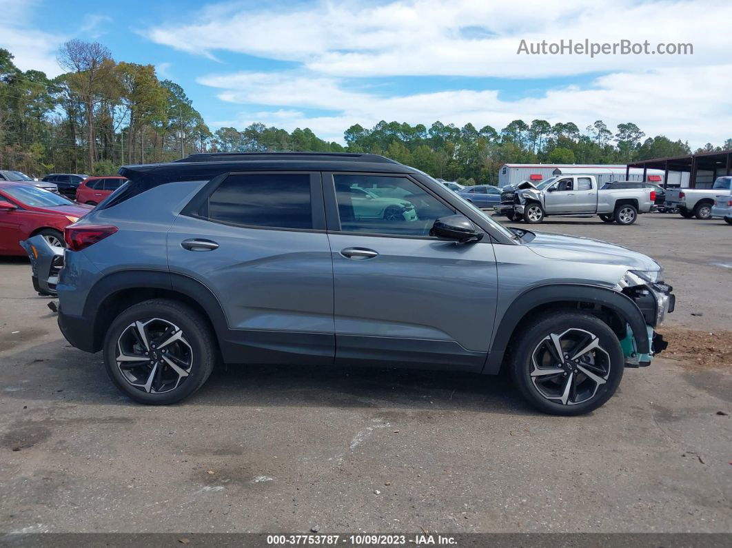 2021 Chevrolet Trailblazer Fwd Rs Gray vin: KL79MTSL9MB069281