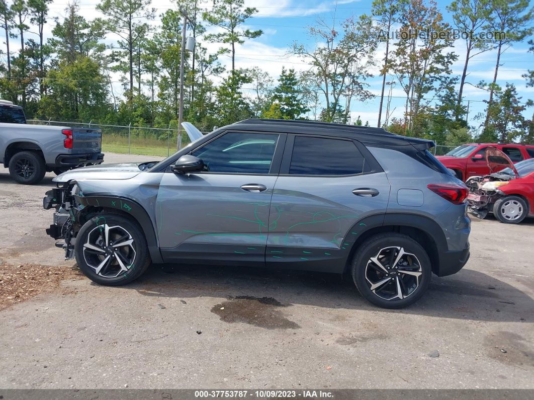 2021 Chevrolet Trailblazer Fwd Rs Gray vin: KL79MTSL9MB069281