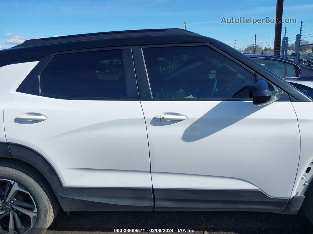 2021 Chevrolet Trailblazer Fwd Rs White vin: KL79MTSL9MB092477