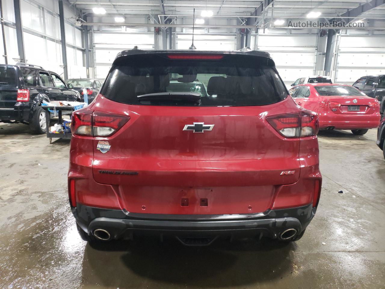 2021 Chevrolet Trailblazer Rs Red vin: KL79MTSL9MB141774